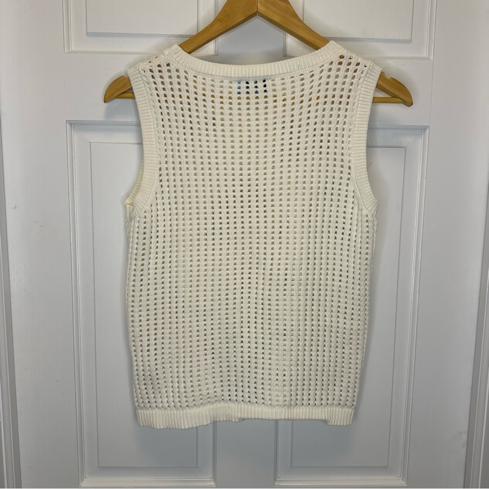 CeCe Cream Knit Top - Picture 2 of 8